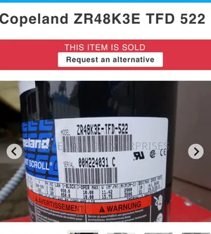 Copeland Scroll Ac Compressor 2.5hp