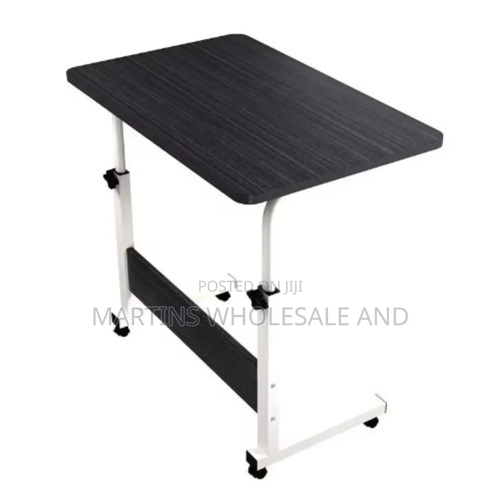 Laptop/ Reading Table With Metal Frames and Wheels