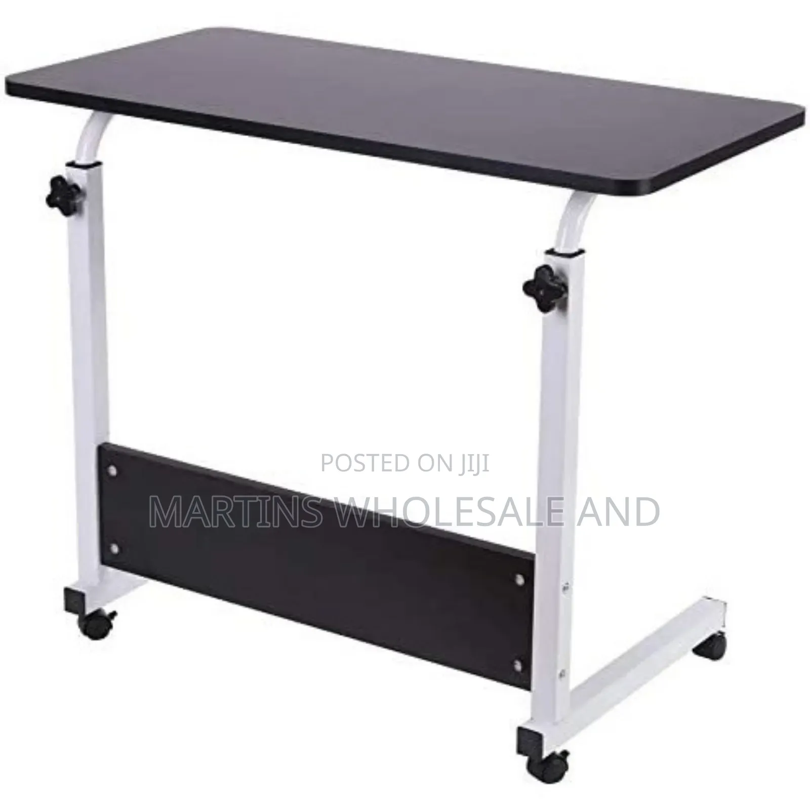 Laptop/ Reading Table With Metal Frames and Wheels