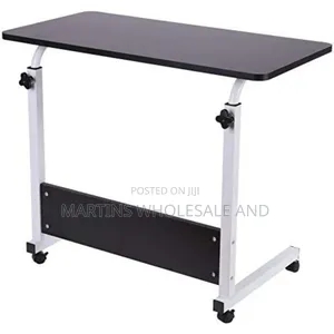 Laptop/ Reading Table With Metal Frames and Wheels