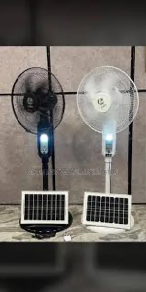 Leku Solar Rechargeable Standing Fan