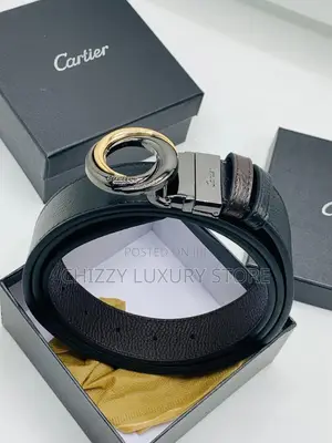 Cartier Quality Luxury Men Genuine Leather Belt
