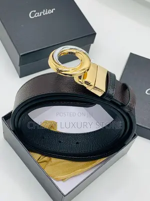 Cartier Quality Luxury Men Genuine Leather Belt