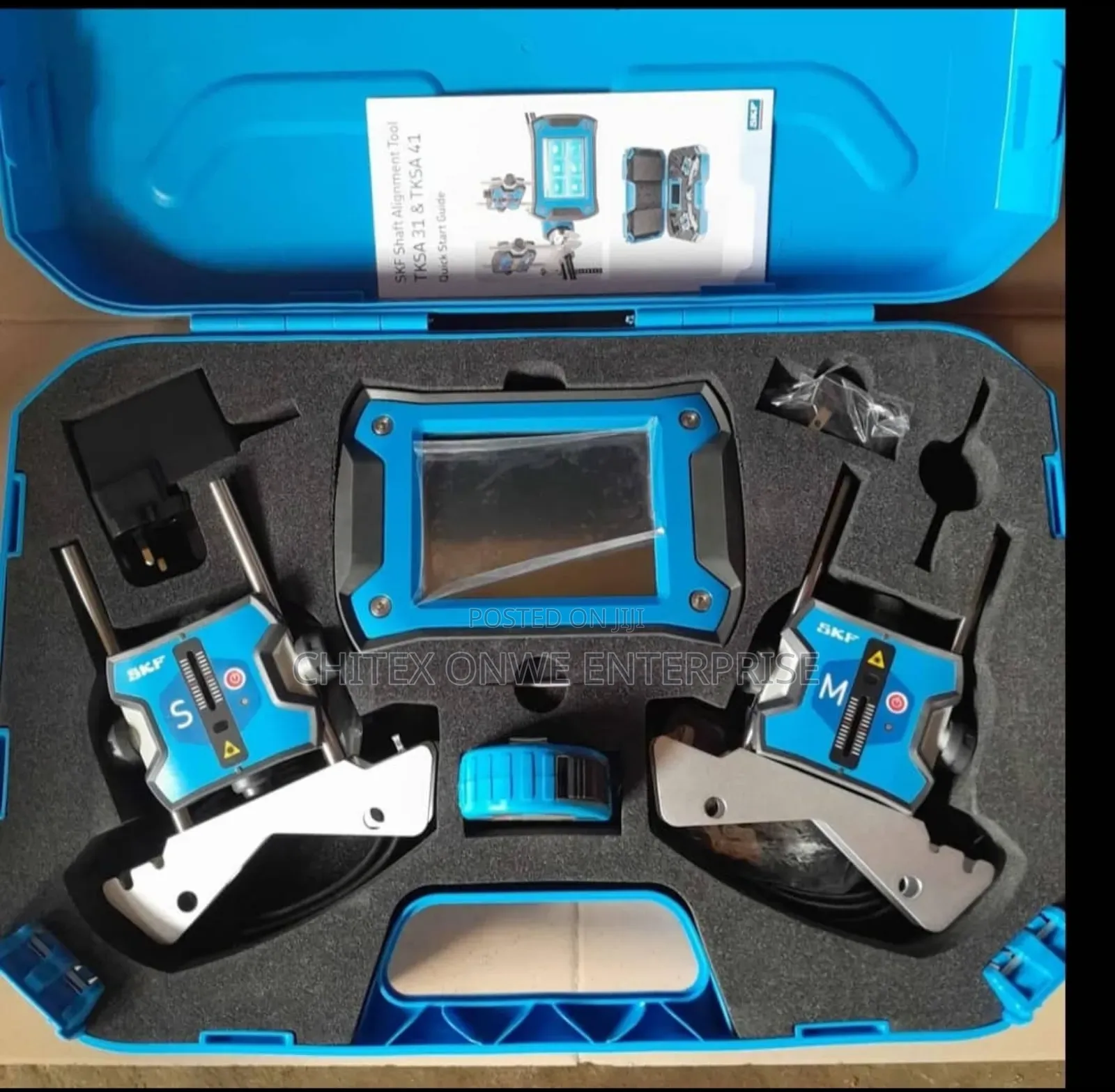 Skf Tksa 41 Wireless Laser Shaft Alignment System.