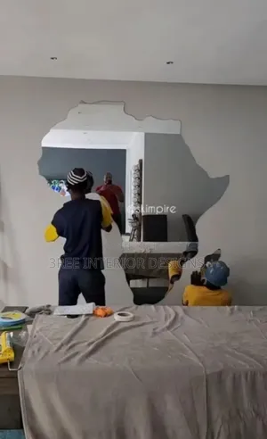 Wall Africa Nigeria Map Mirror With Light