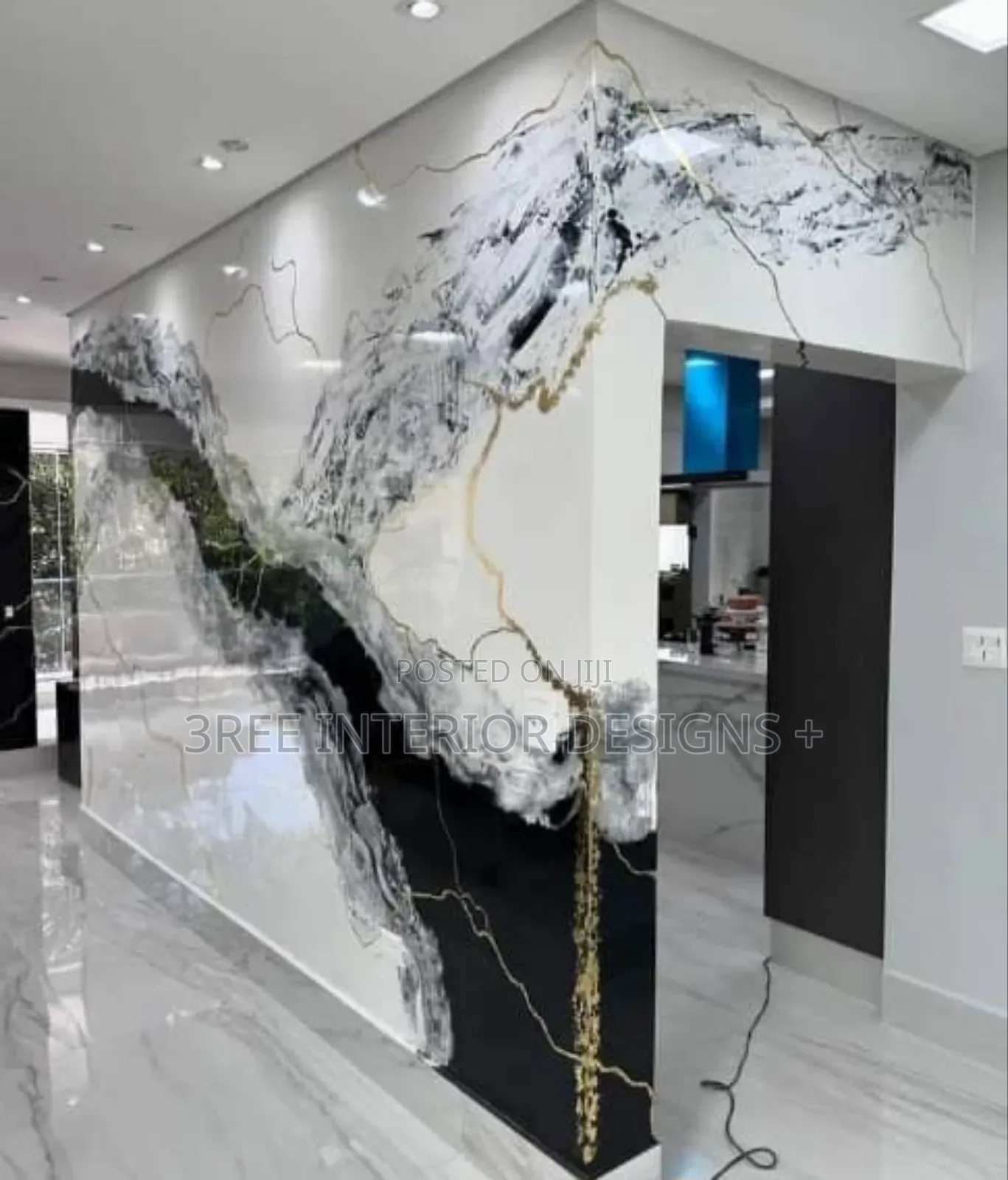 Wall Stucco Treatment Design Painting