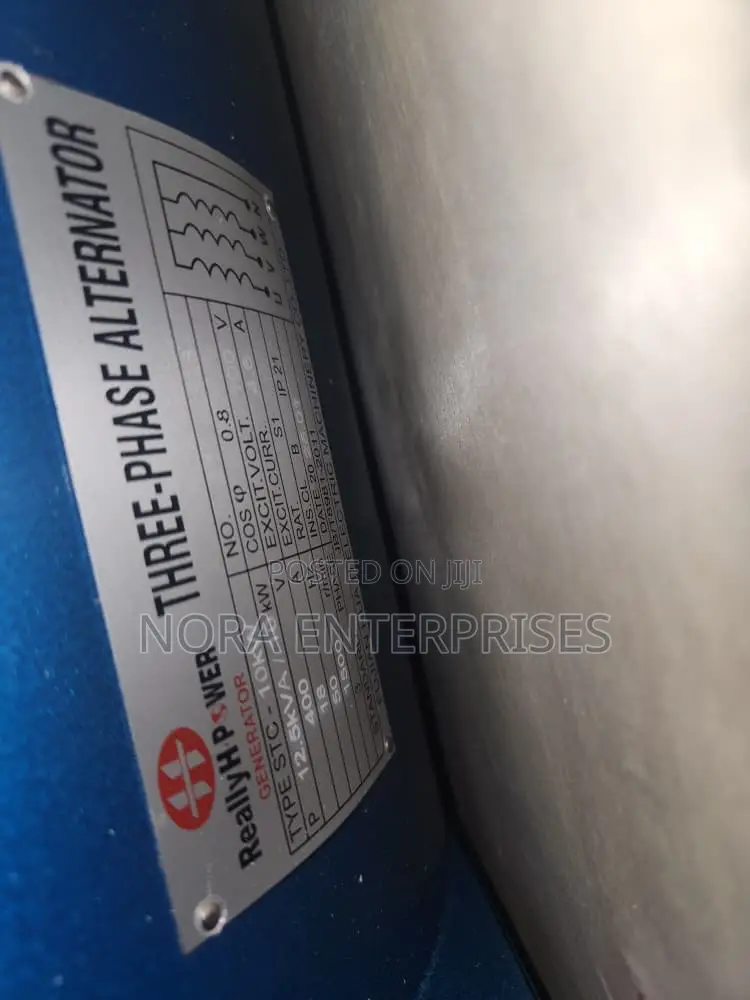 12.5kva Three Phase Alternator 100% Copper