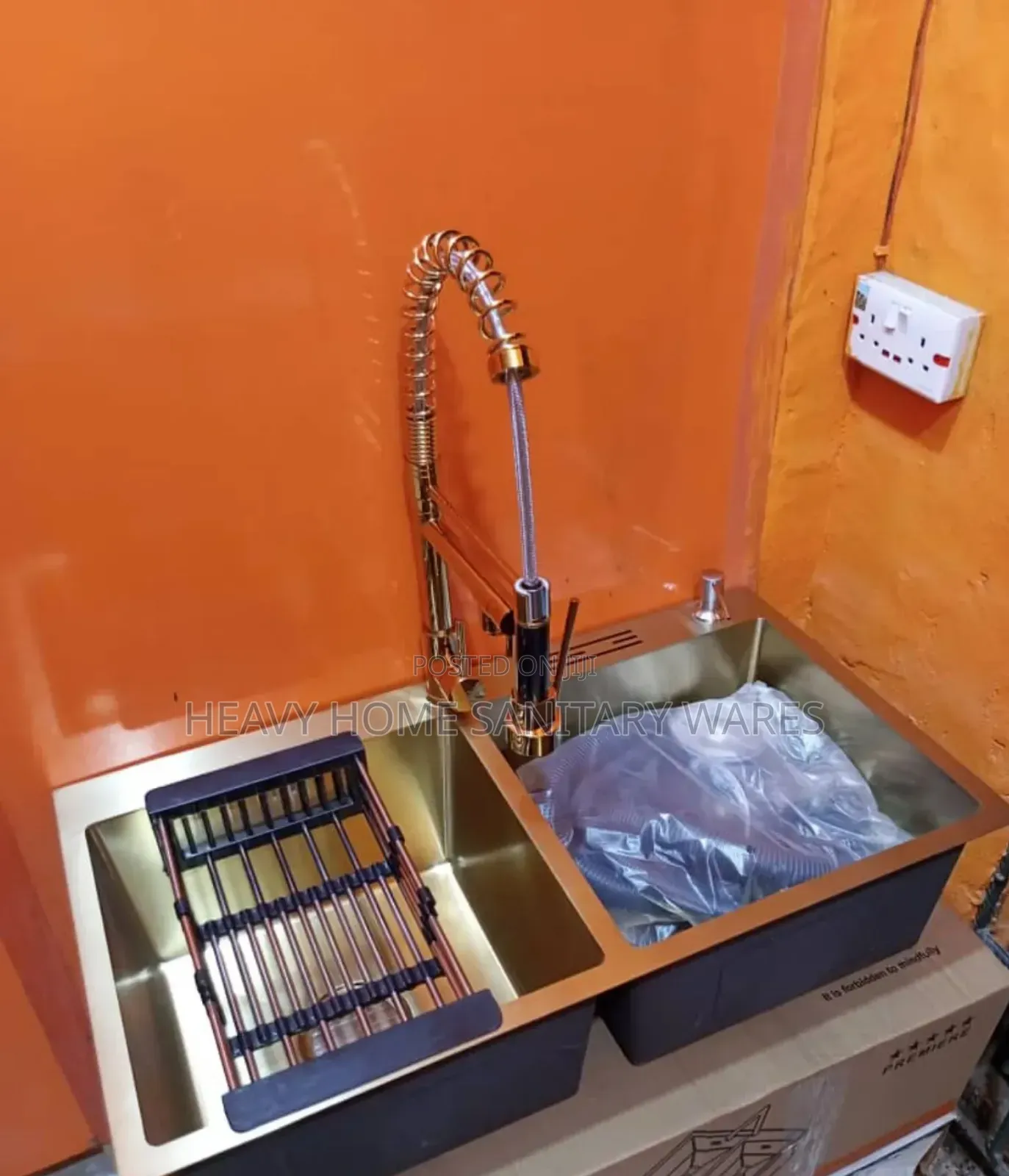 Gold Handmade Kitchen Sink 07