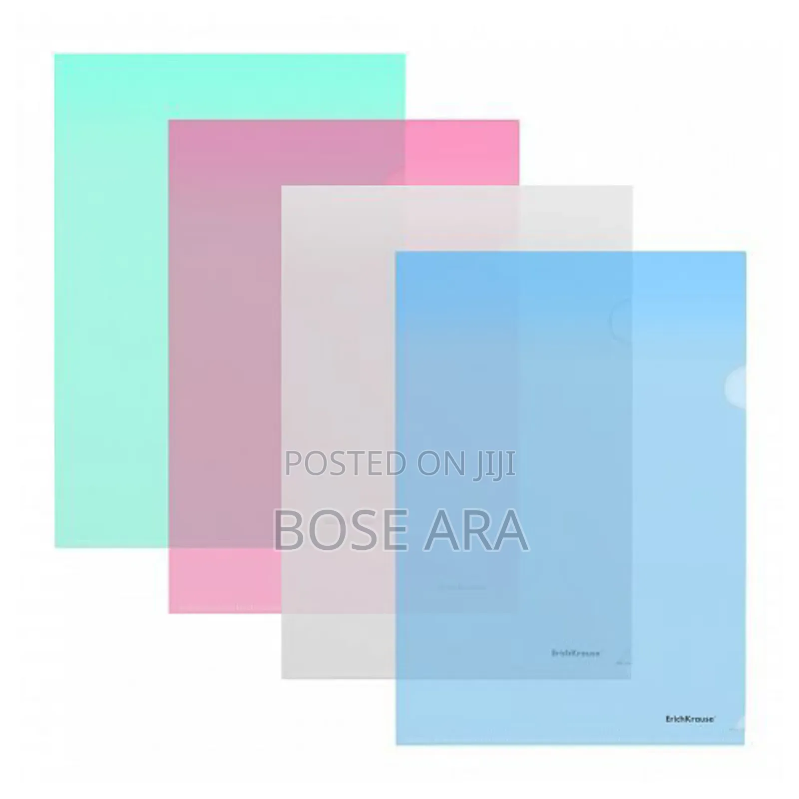 A4 Transparent Folders(12 Pieces)
Clear