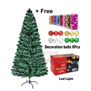 4ft Christmas Tree + Free 6 Pieces Balls + Led Lights