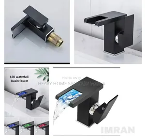 Water Fall Basin Mixer With Led Lights