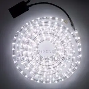 Led Christmas Decoration Rope Light - White Clear - 10m