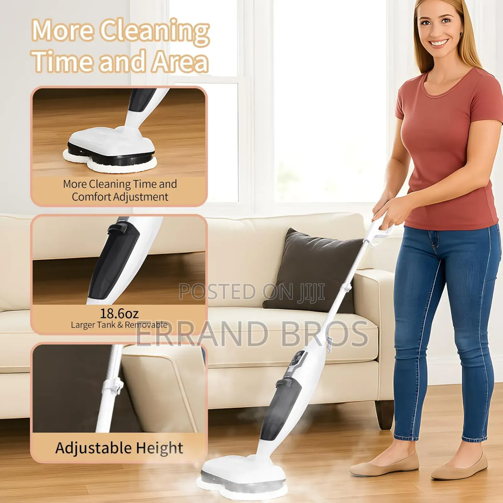 Steam Mop With Multiple Accessories