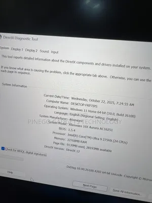 Laptop Dell Alienware X16 32GB Intel Core Ultra 9 SSD 2T