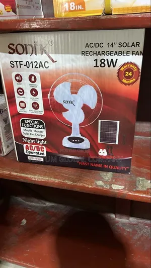 Table Fan Solar 18w