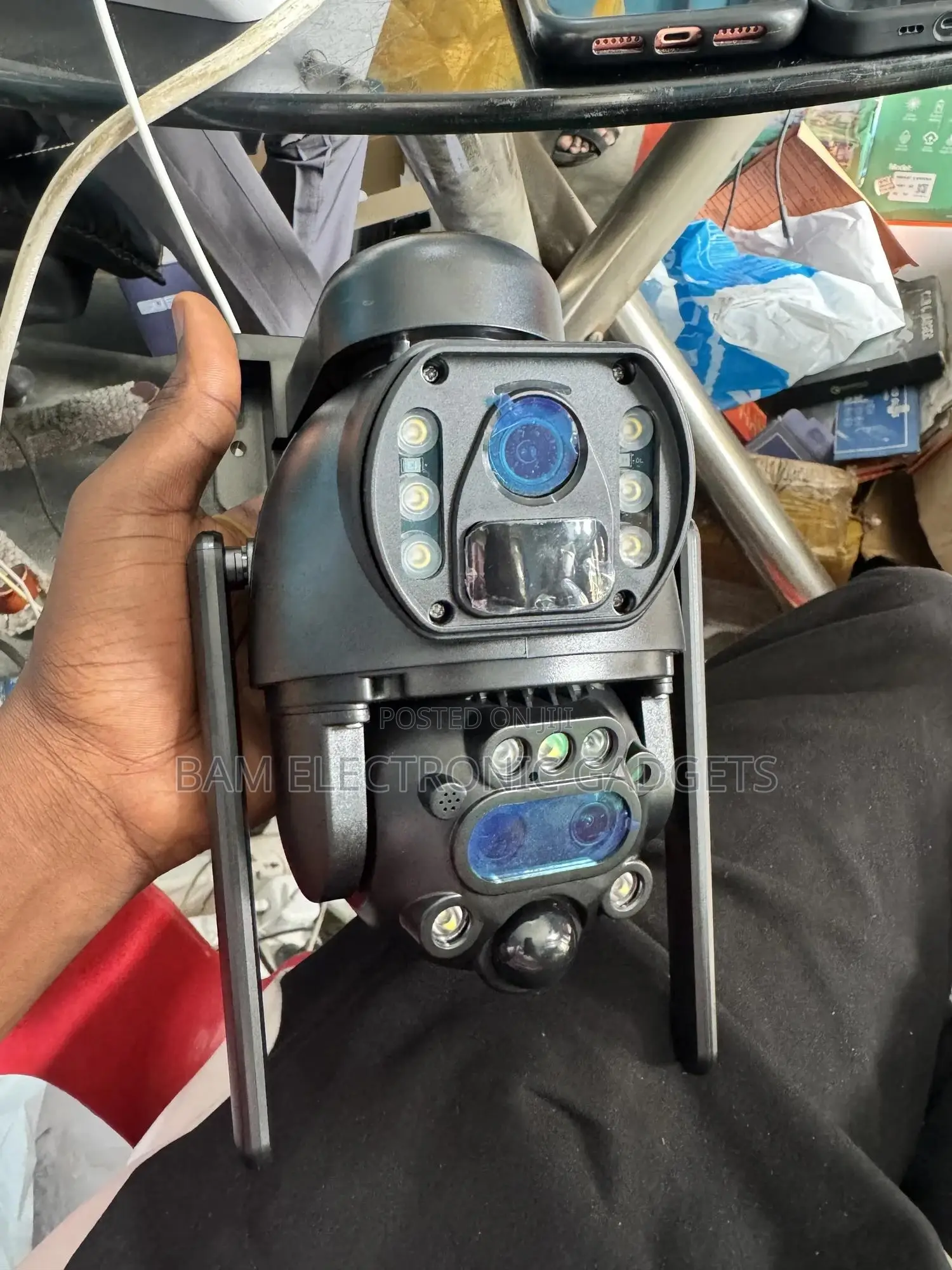 Ubox 3-Lens 4g Solar CCTV Super Clear Image