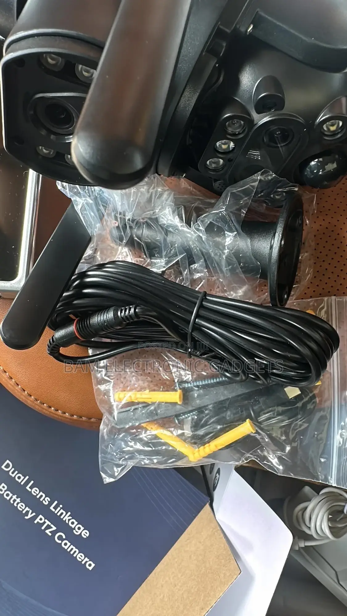 Ubox 3-Lens 4g Solar CCTV Super Clear Image