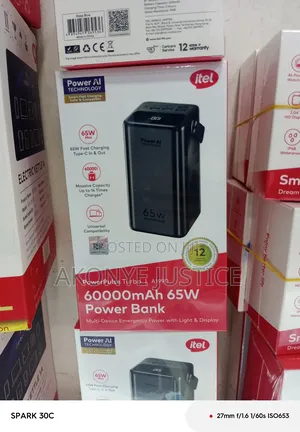 Itel Greenew Smart Power Bank (60,000mah)