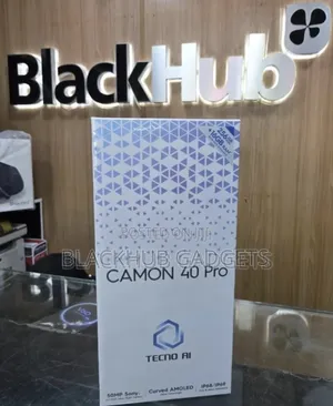 New Tecno Camon 40 Pro 4G 256 GB Black