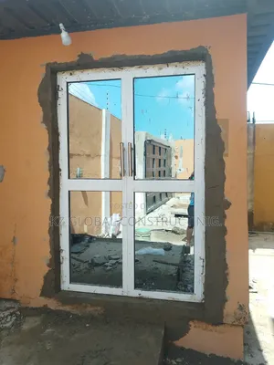Aluminium Hinge Door Double Panels