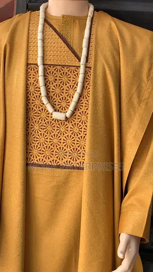 Stylish 3-Piece and Cap Abada Set for Men – Perfect for Events