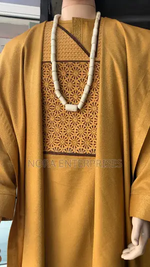 Stylish 3-Piece and Cap Abada Set for Men – Perfect for Events