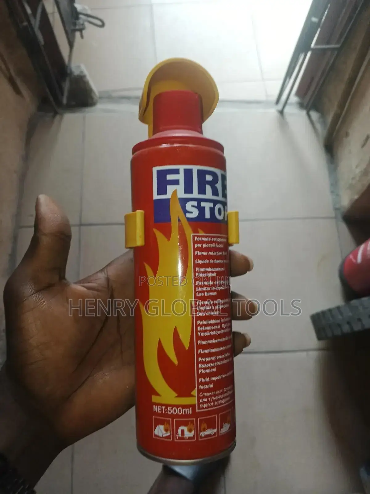 500ml Fire Stop Extinguisher