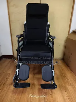Executive Orthopedic Collapsible Commode Wheel Chair