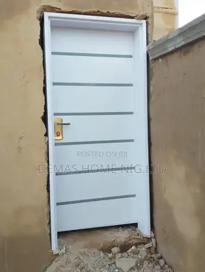 White Israeli Door Installed