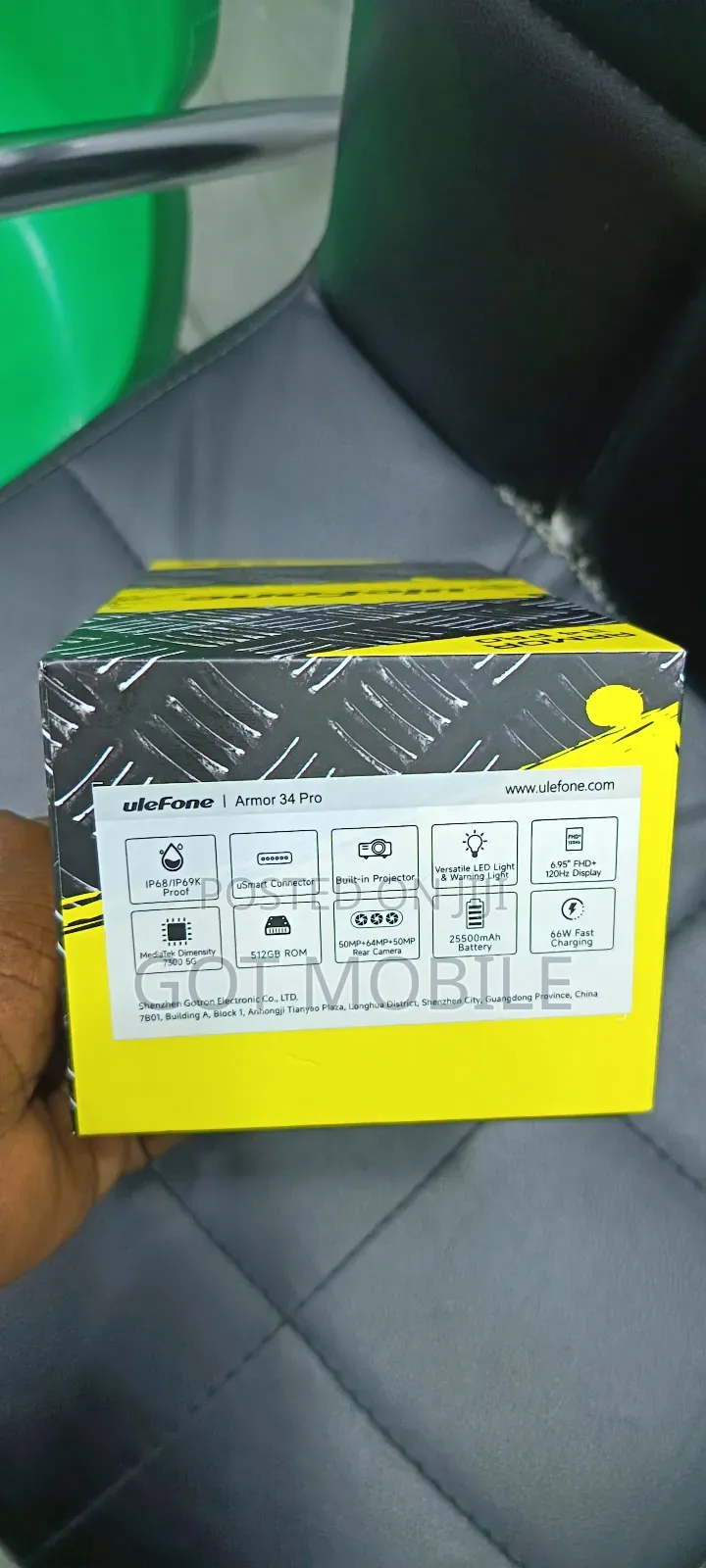 New Ulefone Armor 17 Pro 256 GB Black