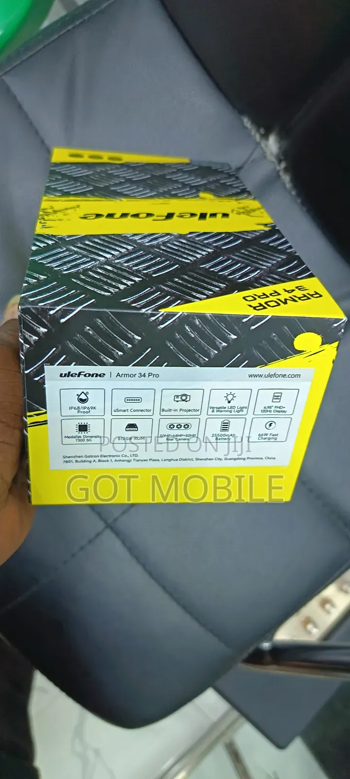 New Ulefone Armor 17 Pro 256 GB Black