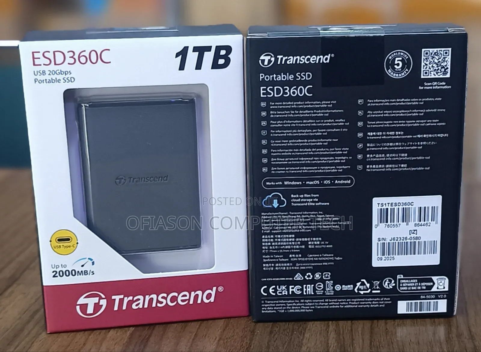 Transcend Portable Ssd 1tb
