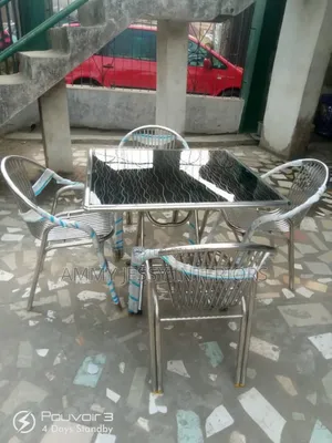 Stainless Table And Chairs