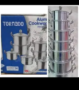 14pcs Tornado Aluminium Pot