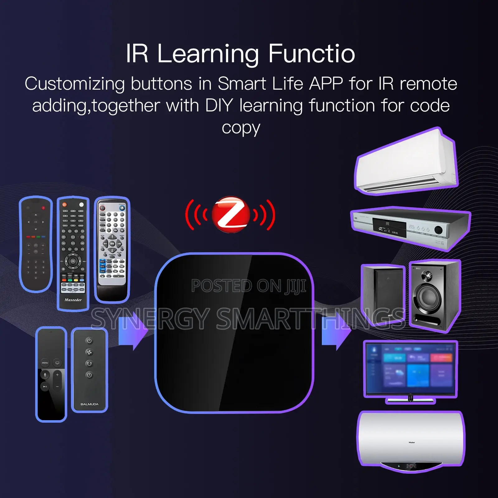 Battery Powered Zigbee Universal Ir Remote