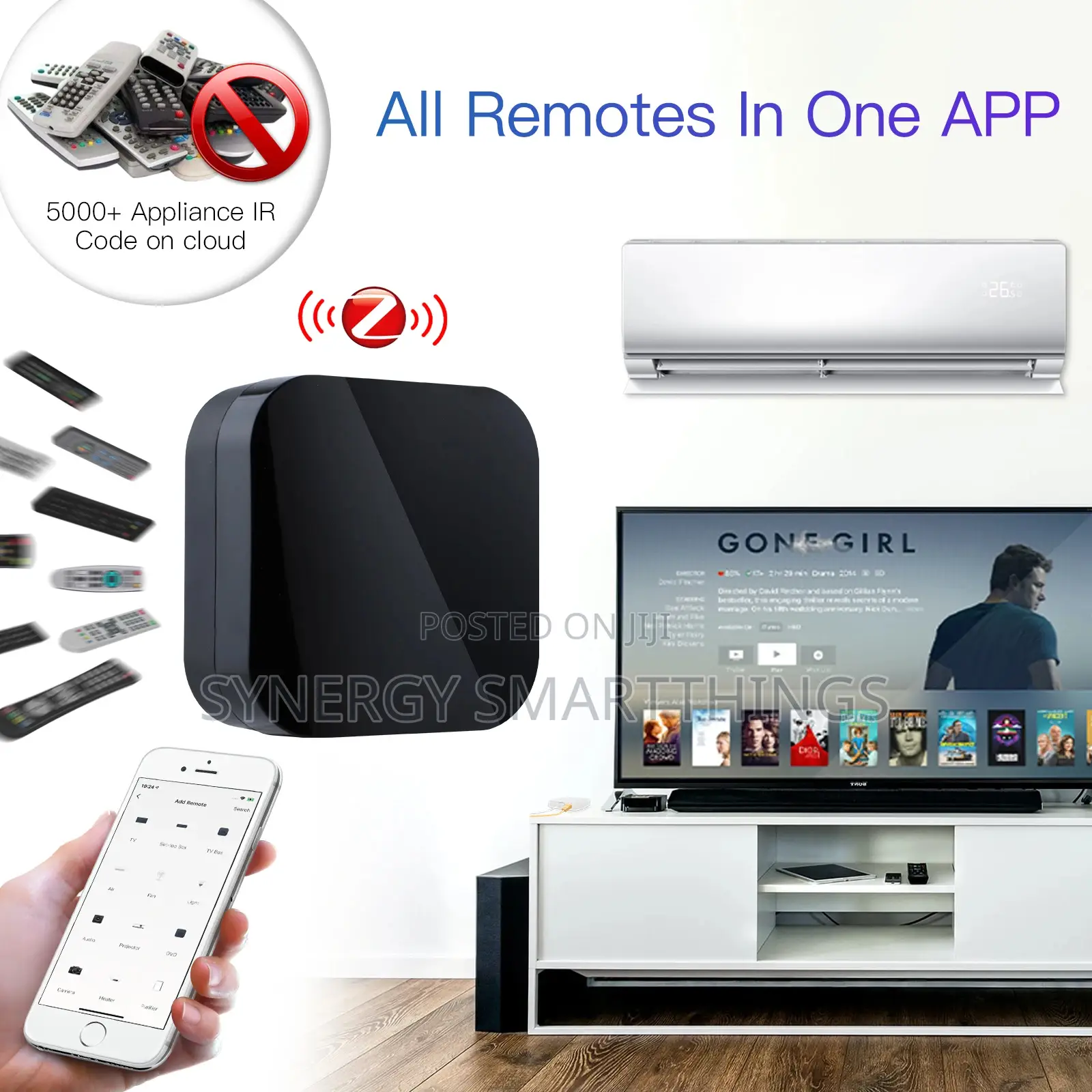 Battery Powered Zigbee Universal Ir Remote