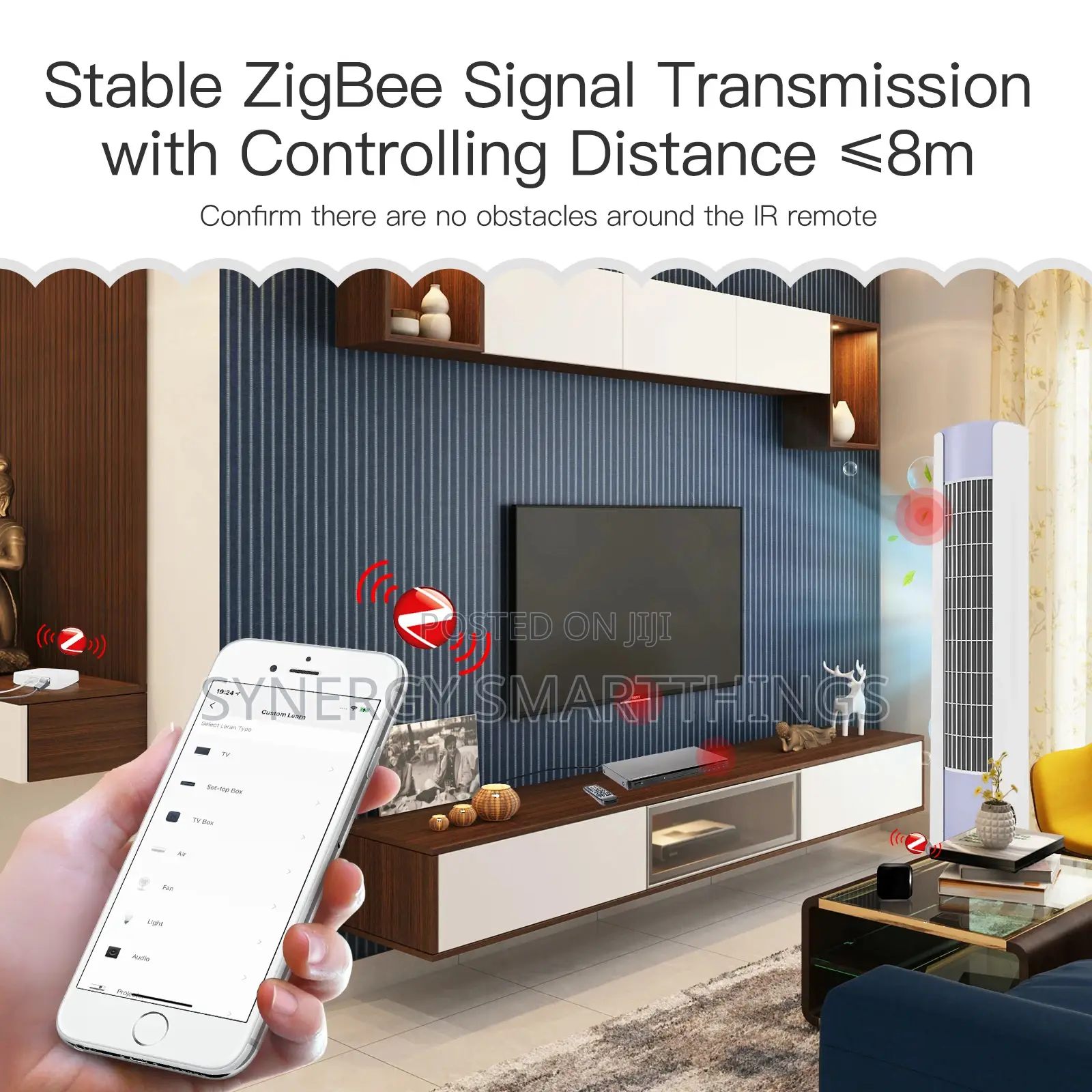 Battery Powered Zigbee Universal Ir Remote