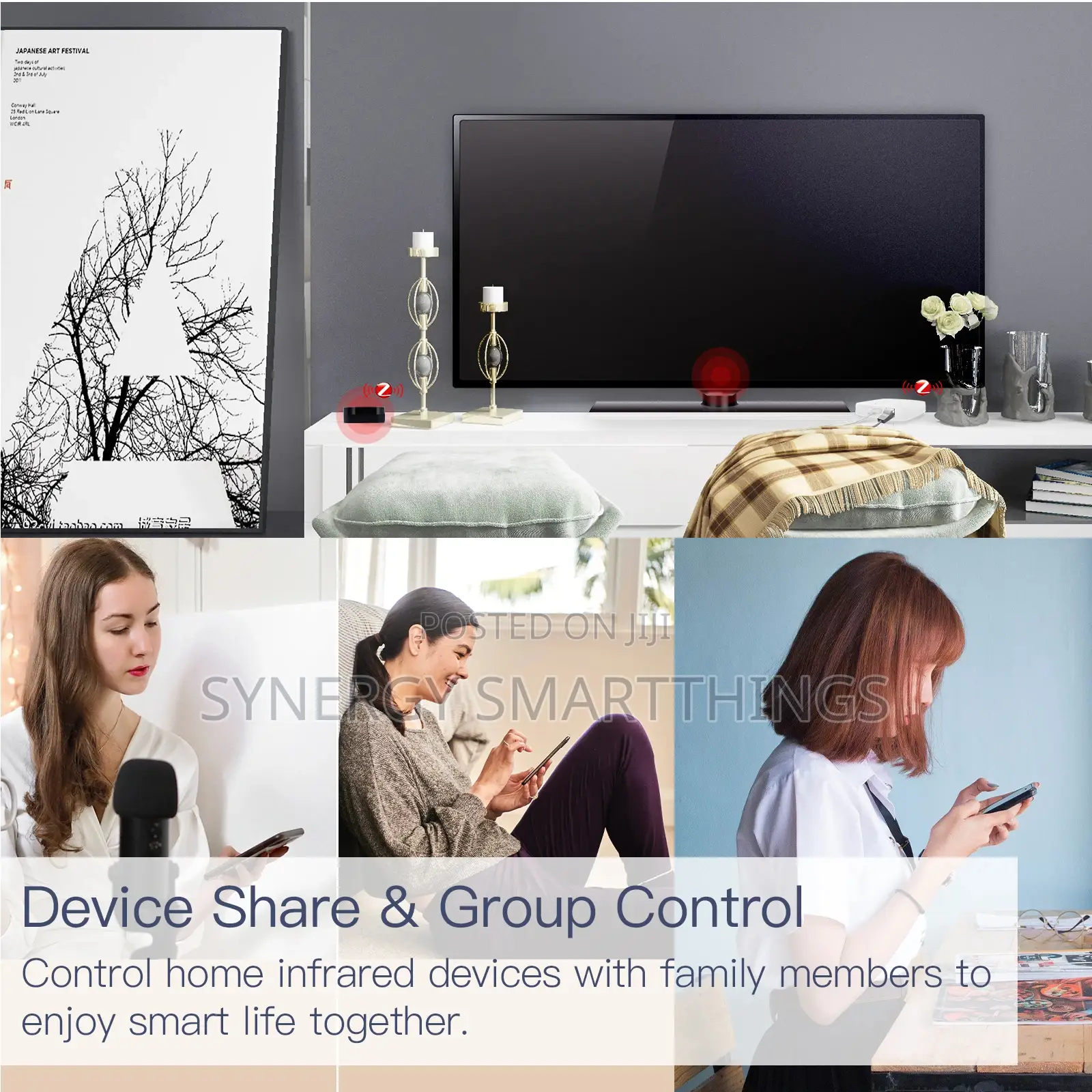 Battery Powered Zigbee Universal Ir Remote