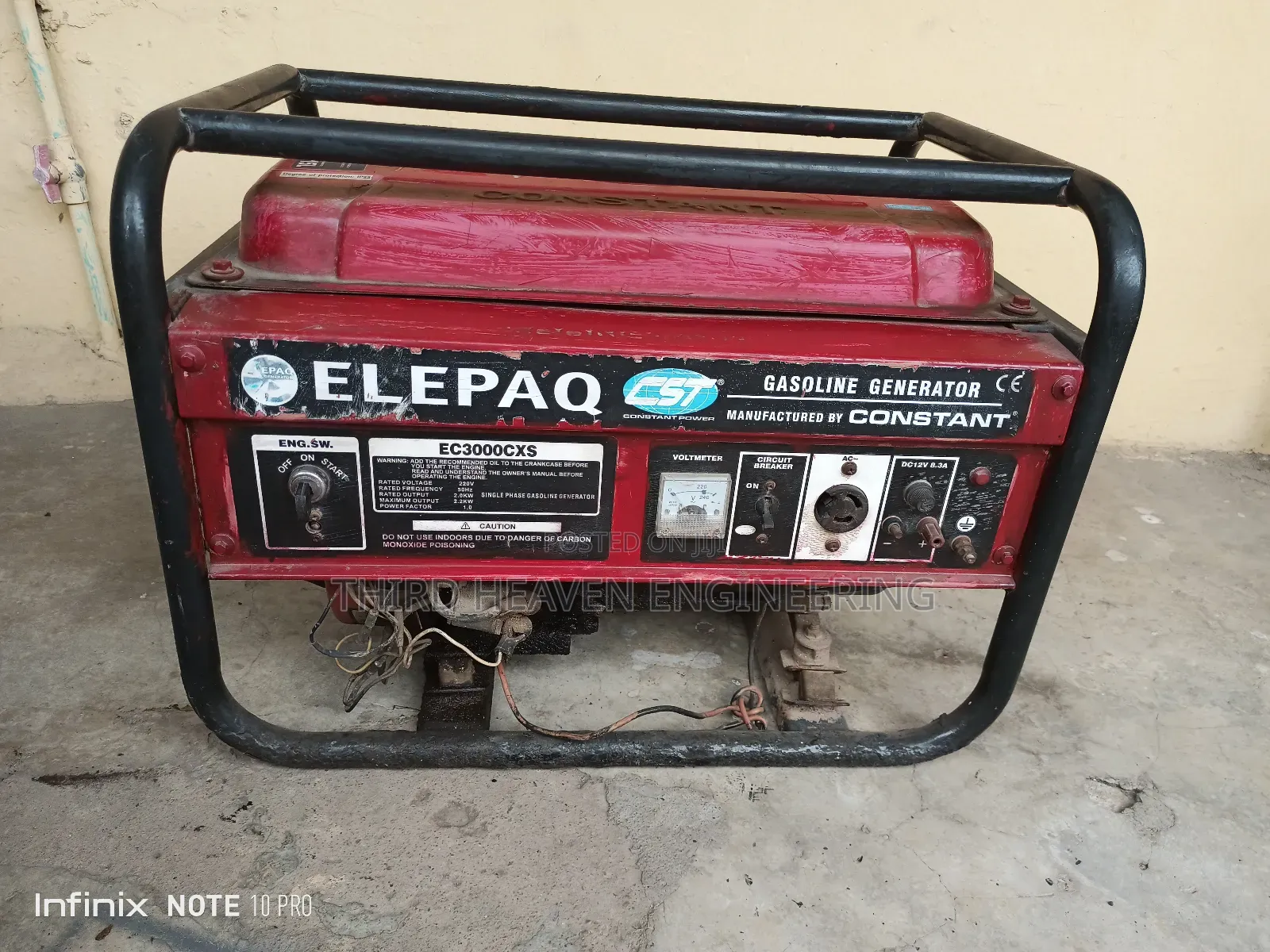 3kva Elepaq Generator (Ec3000exs)