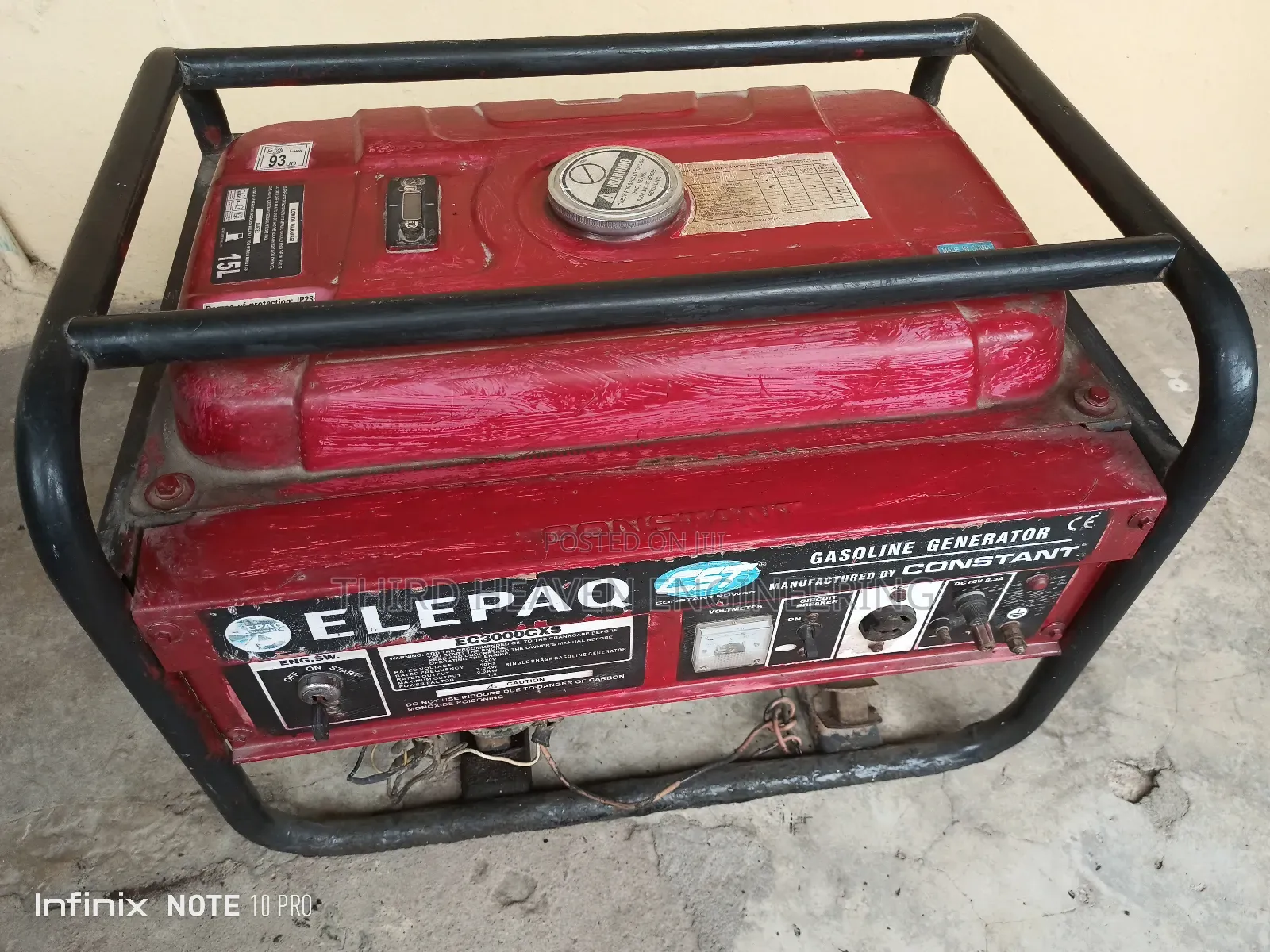 3kva Elepaq Generator (Ec3000exs)