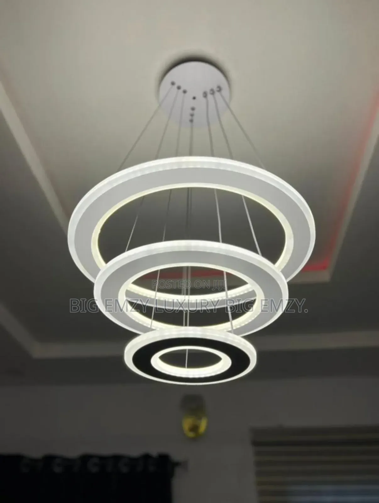Modern Led Round Gold 3 Step Light .