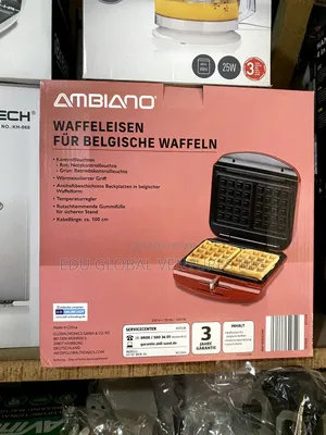 Ambiano Deepfill Waffle Maker Non Stick Plate. 1000watts.