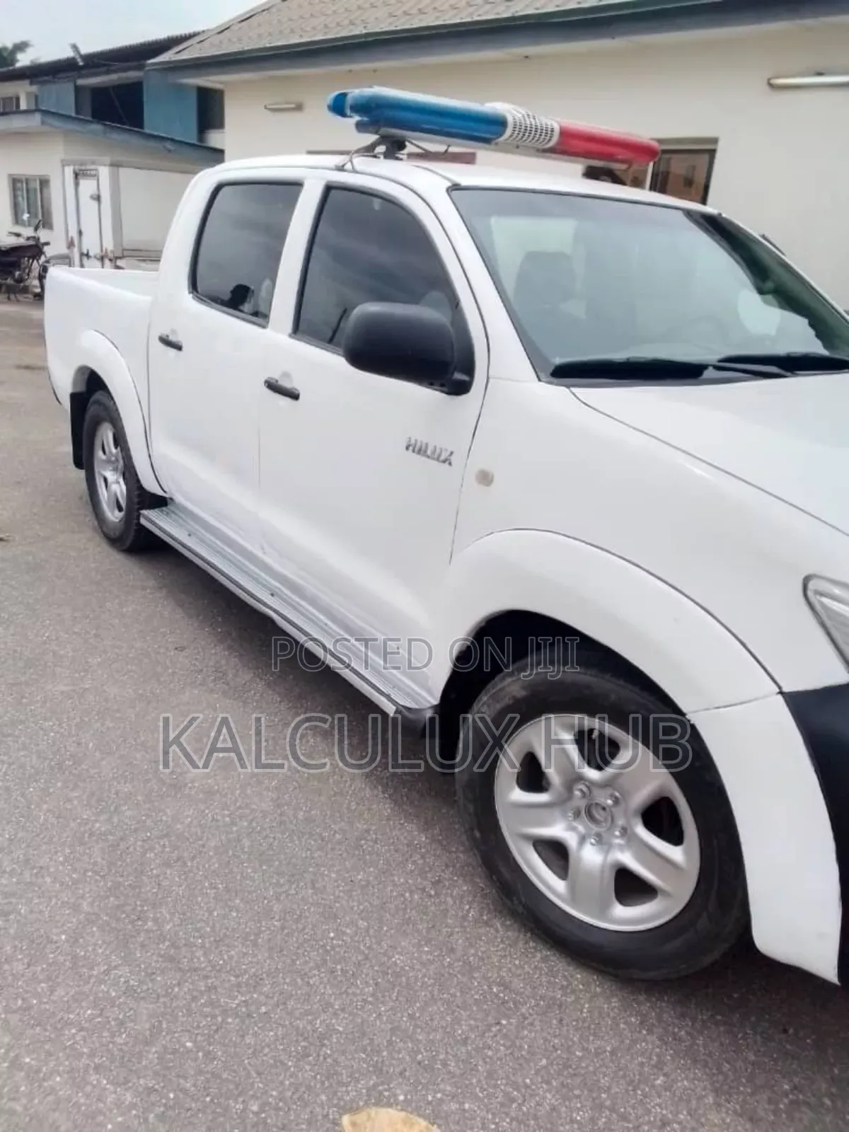 White Regular Hilux for Rent