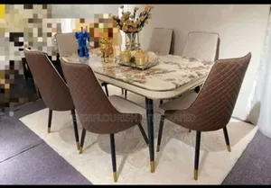 Executive Dining Table Set With 6 Chairs