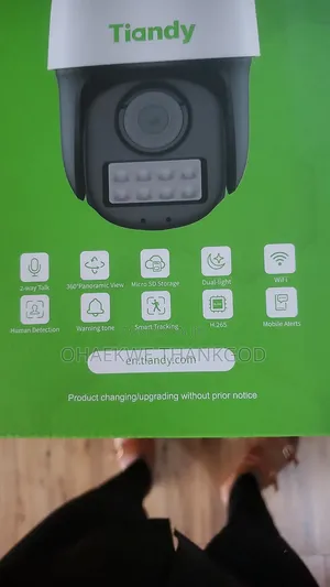 Tiandy Wifi PTZ Camera Memory Card Enable