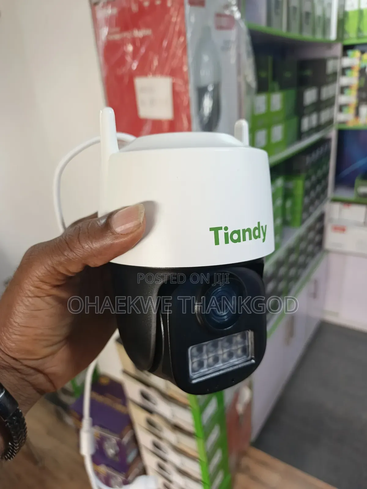 Tiandy Wifi PTZ Camera Memory Card Enable