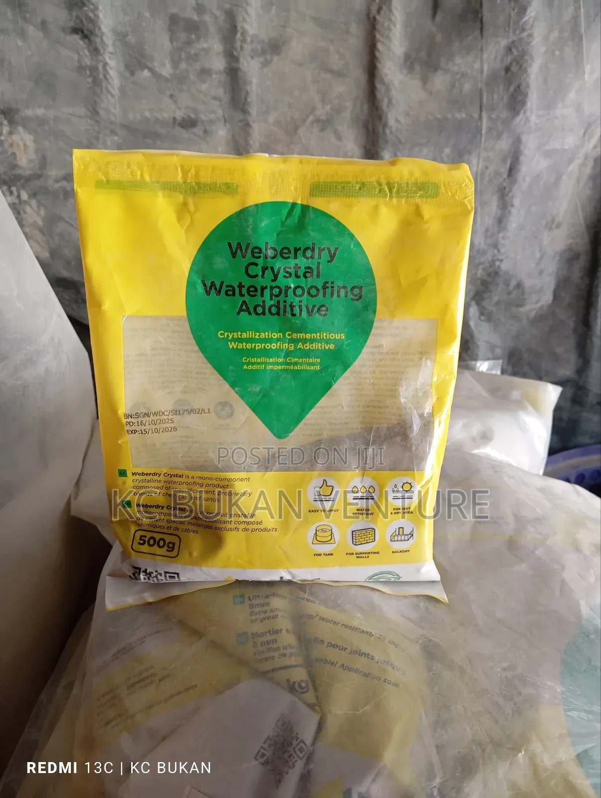 Weberdry Crystal Waterproofing Addictive