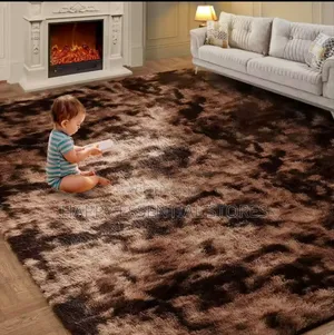 Plush Soft Fluffy Center Rugs Size : 160x230cm(5by7)Ft