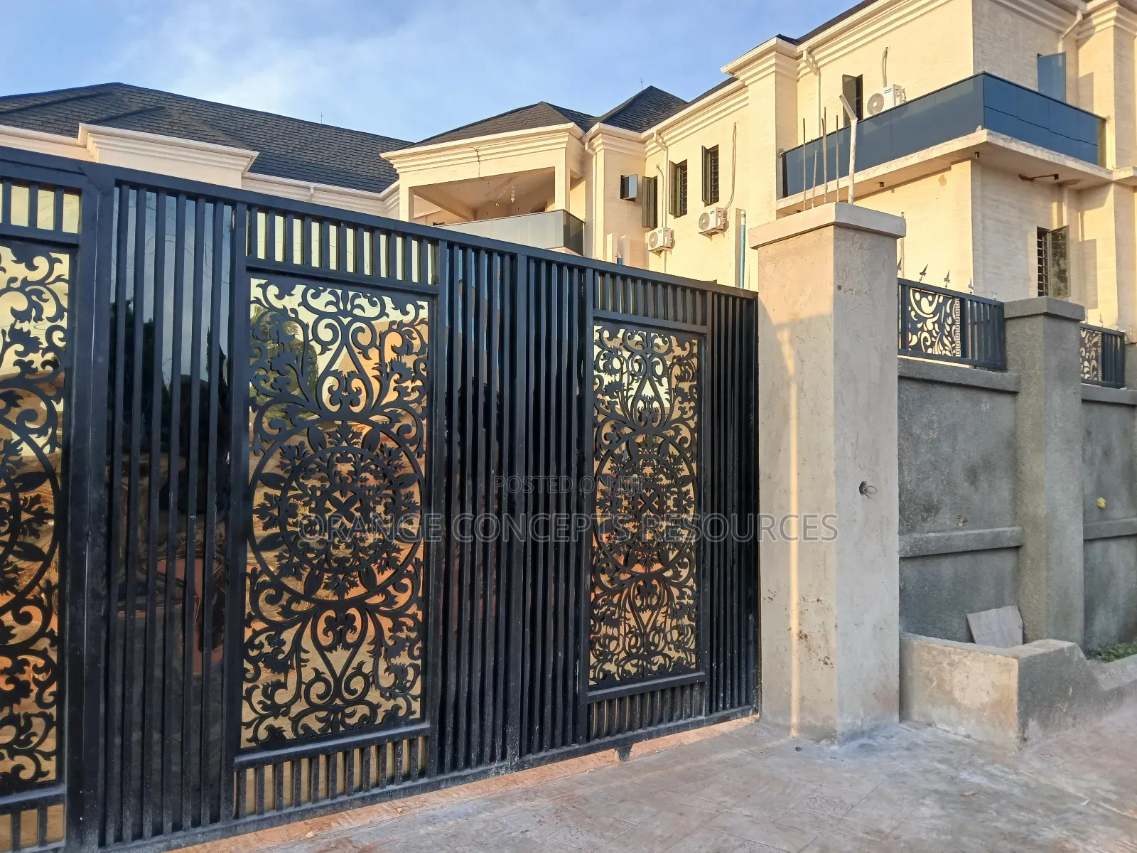 Gold Steel Gate