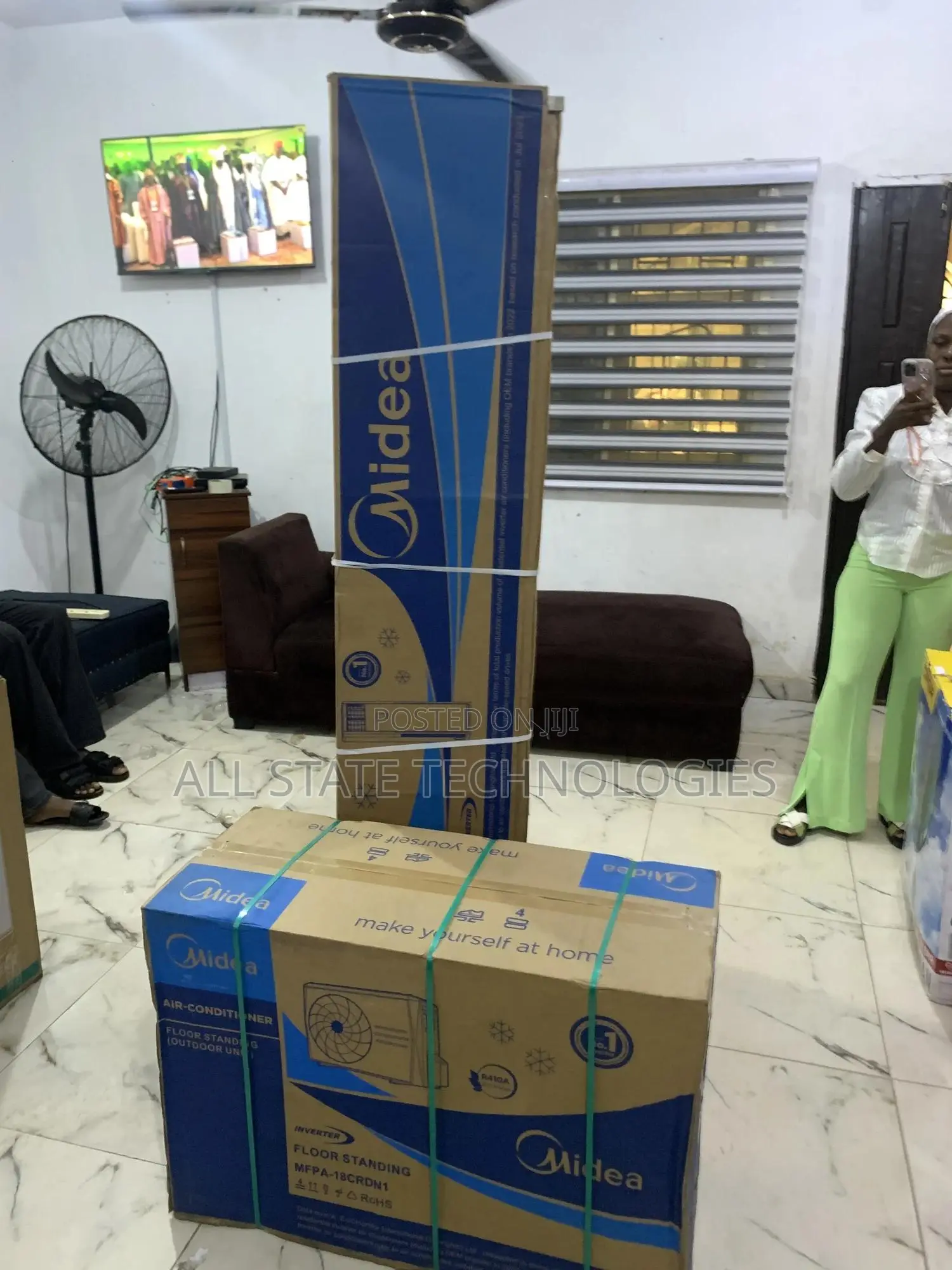 Brand New Midea 2 Tons Inverter Standing Ac – Save Energy, Stay Cool